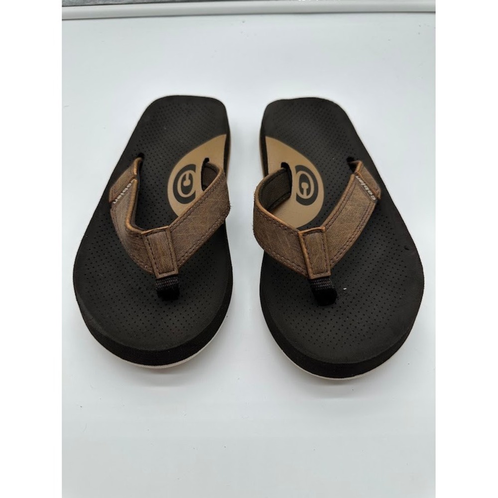 Cobian Draino 2 Mens Flip Flops Brown Black Water Drainage Sandals Size 11